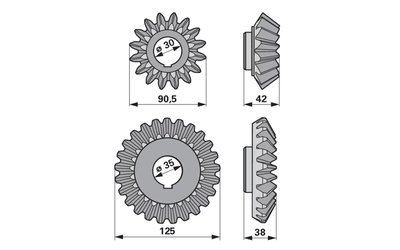 Kegelradsatz 1500350 - 