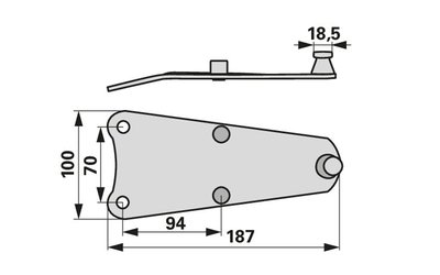 Držák nože 4502150 - 