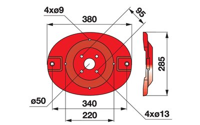 Žací disk NIEMEYER 50359 - 