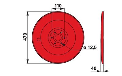 Kluzný talíř NIEMEYER 50574 - 