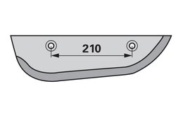  Radlice levá, rozteč 210 mm Italo Svizzera