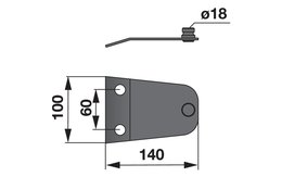 Držák nože 570426