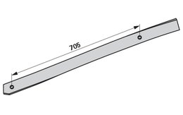  Pásek odhrnovačky levý, II Kuhn 617103