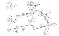 6204 RS - Jednořadé kuličkové ložisko s jednostranným těsněním - Fortschritt E 516