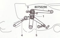 Řemen New Holland 80750290 TAGEX - 