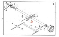 Ložisko komplet - Rozmetadla RA-80 / RA-100