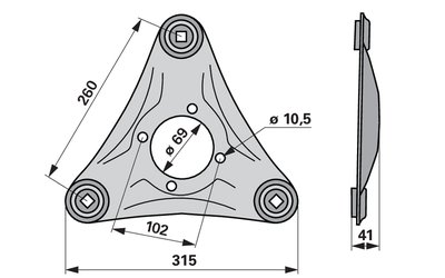 Žací disk VICON-PZ 99417936 - 