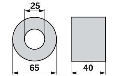 Dřevěné pouzdro 65 x 25 x 40 mm - 