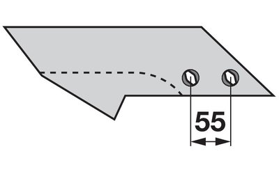  Dláto levé Eberhardt 300335 - 