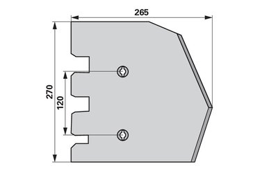  Radlice levá, 2 - dílná Grimme 089.00457 - 