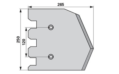  Radlice levá, 2 - dílná Grimme 089.00464 - 