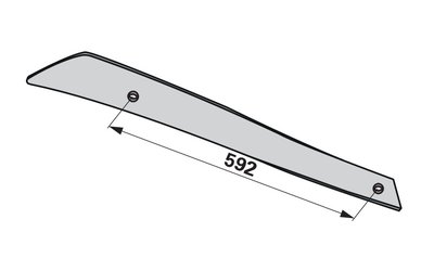  Pásek odhrnovačky pravý, III Kuhn H0403200 - 