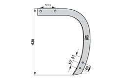 Slupice FG-750 Horsch 34060835, iQparts