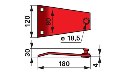 Držák nože JF3224023X - 