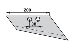  Ostří předradličky pravé KMF 274 P66.070.01