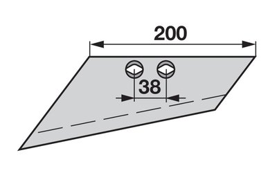  Ostří předradličky levé KMF 274 P66.070.04 - 