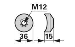 Konkávní matice M12 KUHN 57532800