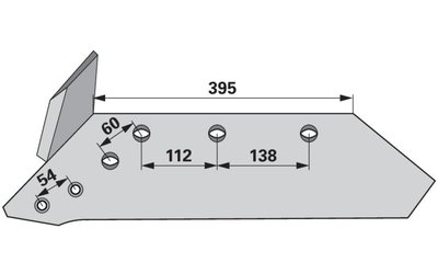  Ostří levé Kuhn 580887 - 