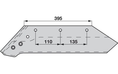  Ostří levé Kuhn 622137, 622213,622173,622203 ( 6,44 kg ) - 