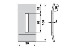 Stěrka Kverneland RF23748