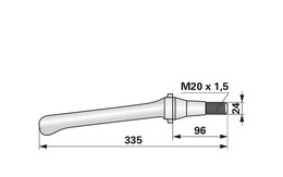 Nůž rotačních bran rovný Lely 1.1699.0315.0