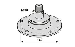 Náboj disku M30x1,5 pravý Lemken 555 4502, 55510014