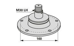 Náboj disku M30x1,5 levý Lemken 555 4503, 55510015