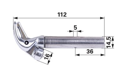  Hák uzlovače New Holland 80717013 - 