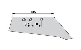  Radlice s nosem pravá Vogel & Noot W300 P52.001.04