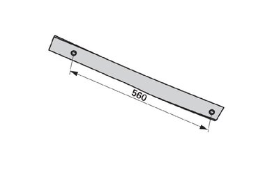 Pásek odhrnovačky levý, III Vogel & Noot PR900203 - 