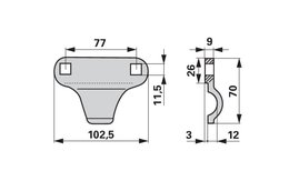 Přidržovač kosy 676236.0