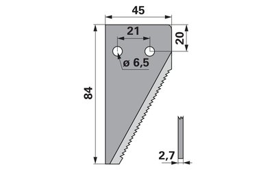 Koncová půlžabka Claas 611204.0 - 