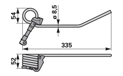 Pružina shrnovače VICON-PZ PZ00387 - 