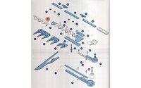 Žabka kosy horní 80x75 mm (1 ks) - 