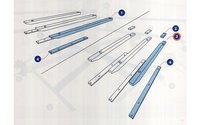 Dřevěná lišta L=1036 mm - 
