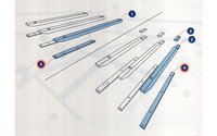 Plastová lišta 52 x 8 x 444 mm - 