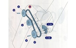 Řetěz 63 článků NEW HOLLAND