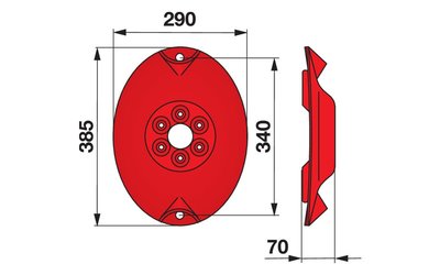 Žací disk MÖRTL TF3-682/1 - 