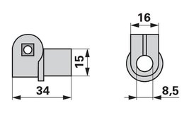 Nylonová svorka VICON-PZ CZ153