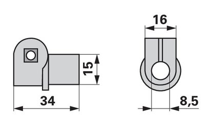 Nylonová svorka VICON-PZ CZ153 - 