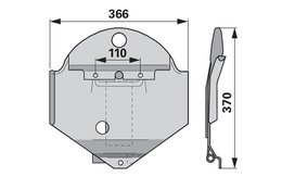 Splaz levý DEUTZ FAHR VNB1361586