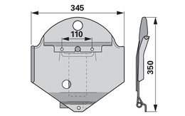 Splaz levý DEUTZ FAHR VNB1362286