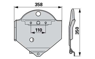 Splaz levý VICON-PZ VNB1650186 - 