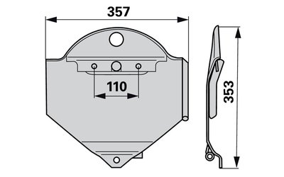 Splaz pravý VICON-PZ VNB1650286 - 