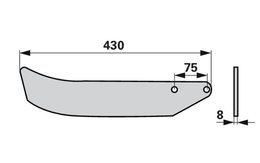 Nůž packeru Vogel & Noot PQ734003