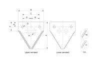 Dvojžabka 82,5x101mm (10ks) - 